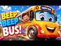 Wheels on the Bus Go Round and Round 🚍 | Nursery Rhymes & Kids Songs
