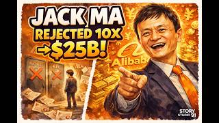 Failed Tests Twice, Rejected by Harvard 10 Times, Built $200B Alibaba: Jack Ma | Story Studio 91
