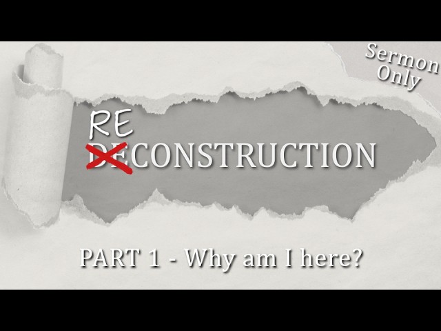 Why am I here? | Pastor Brad Hixon | Fusion Bible Church