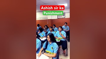 Ashish sir ka punishment | a4s hub classes by Ashish sir | #a4s #students #shorts #feed #a4shorts