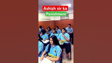 Ashish sir ka punishment | a4s hub classes by Ashish sir | #a4s #students #shorts #feed #a4shorts