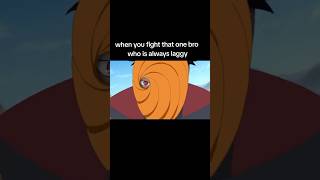 TOBI WAS LAGGING IN REAL LIFE 😂 #funny #anime #meme #memes #shorts #naruto #onepiece #dragonball