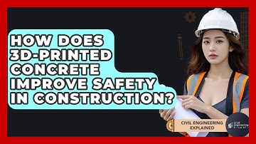How Does 3D-printed Concrete Improve Safety In Construction? - Civil Engineering Explained