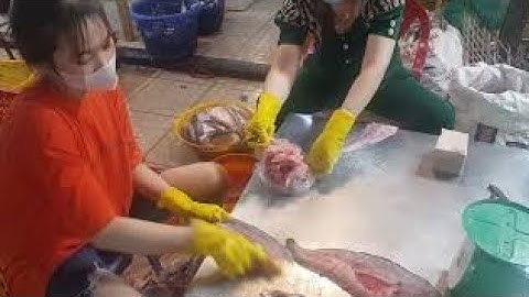 Chợ đầu mối bình điền | nạo chả cá thác lác chuyên nghiệp | Huy Hải Sản