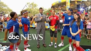 GMA Games Soccer Shootout in Central Park