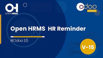Open HRMS Reminders Todo App | Odoo 15 | Open HRMS App | How to Use Reminders in Open HRMS