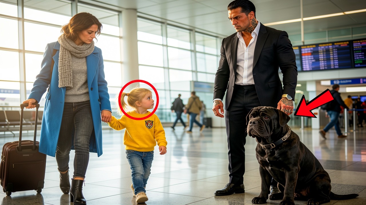 «OLHA PRA MIM… SÓ POR UM SEGUNDO» — A MENINA ENCAROU O MASTIM NAPOLITANO… E O TEMPO PAROU