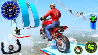 GT Moto Stunts 3D - Ultimate Mega Ramp Motorcycle Racing Stunts Game - Android Gameplay screenshot 5