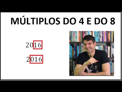 Vídeo: Qual é o múltiplo de 4?