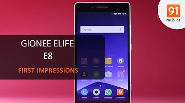 Gionee Elife E8: First Look | Hands on | Price