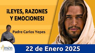 Evangelio De Hoy Miércoles 22 de Enero 2025 #PadreCarlosYepes l San  Marcos 3,1-6 l Misa