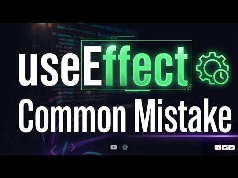 useEffect Common Mistake ⚡ React Native