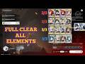 EACH ELEMENTS FULL CLEAR 3/3 NEW Inorganic Construct Umbral Monument - AGONY