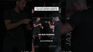 This is How Marquel Menderos Catches Fighters Coming In