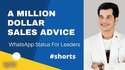 A Million Dollar Sales Advice For Network Marketing Leaders | Direct Selling | ISNM