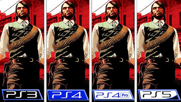 Red Dead Redemption | PS3 - PS4 - PS4  Pro - PS5 | Graphics Comparison | 60fps on PS5 Update