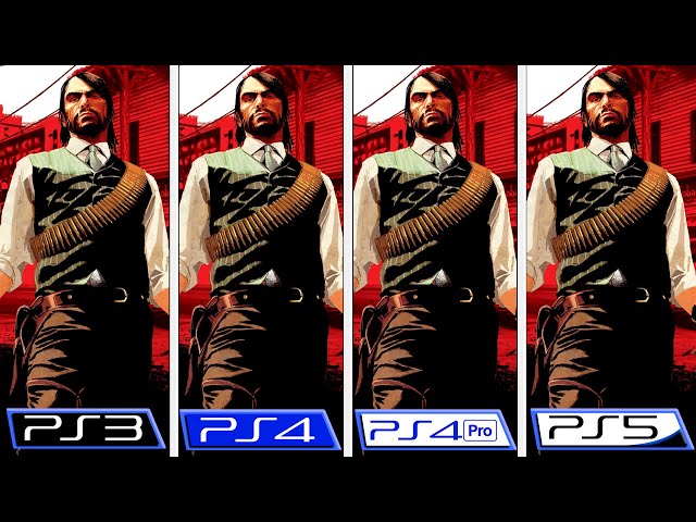 Red Dead Redemption 2 PS5 VS PS4 Pro Graphics Comparison First 10