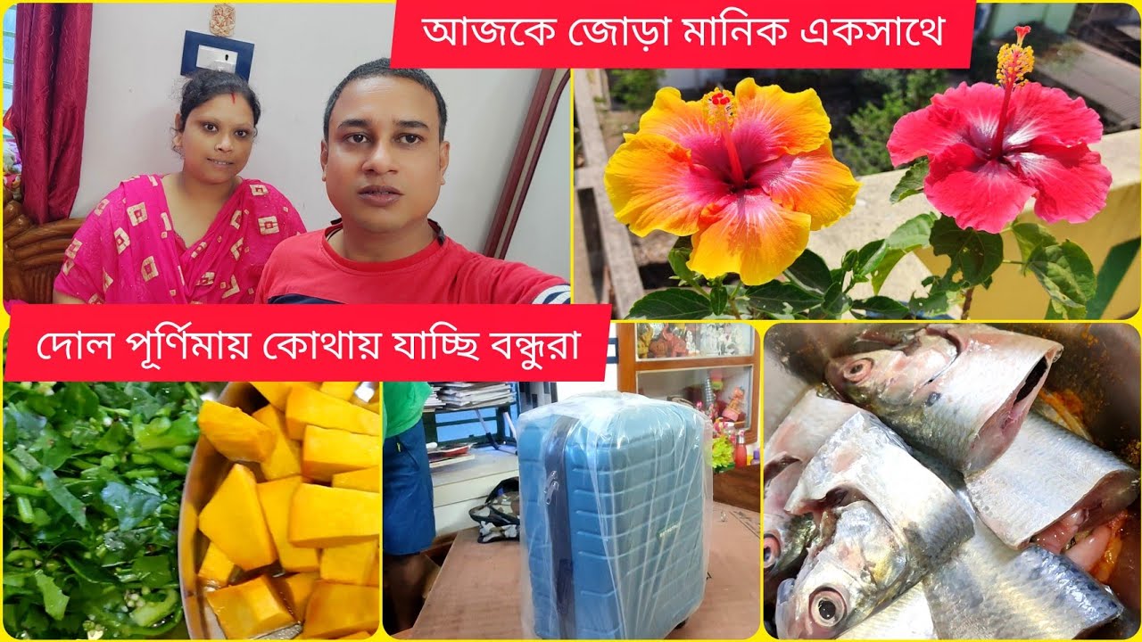 দোল পূর্ণিমায় আমরা কোথায় যাচ্ছি || আজকে দুই মানিকজোড় একসঙ্গে ||