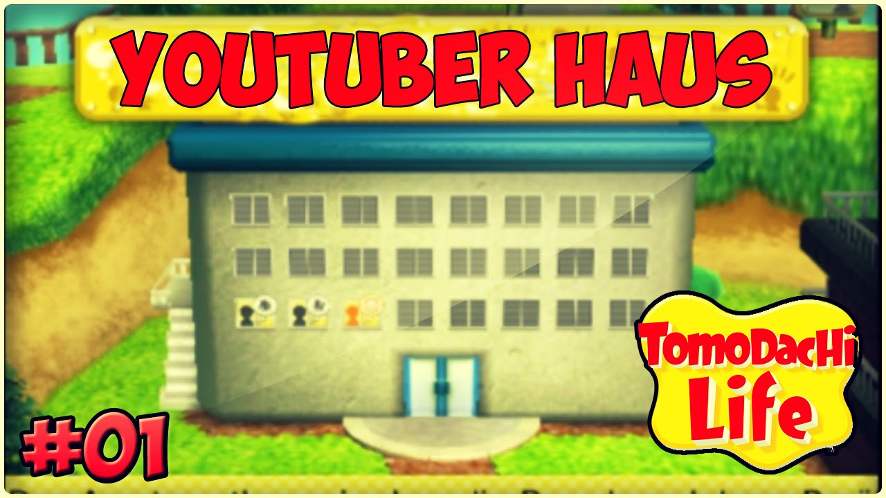 Gründung des Youtuber Hauses 🏡 - Konzept Erklärung - Tomodachi Life Balui Deutsch - # 01