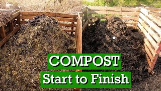 How to Build a HOT Compost Pile. DAY by DAY  START to FINISH