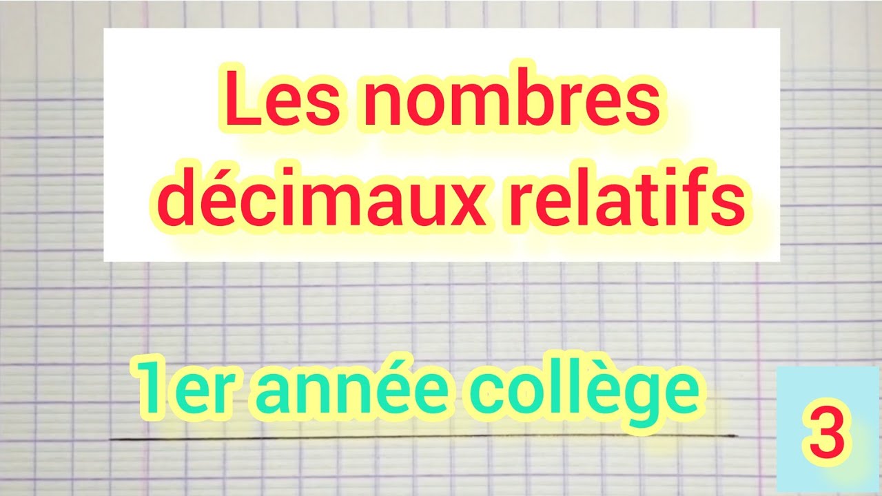 la somme de deux nombres relatifs 1ac