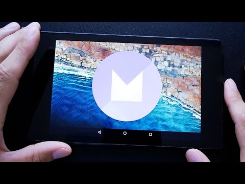 Обзор Android 6.0 Marshmallow на Nexus 7 (2013)