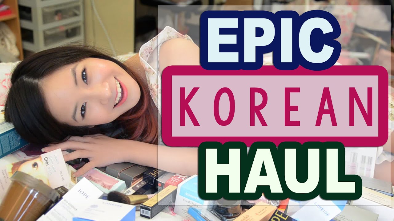 Самая большая в истории покупка корейской косметики и средств по уходу за кожей!