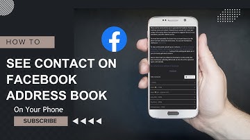 How to See Your Address Book on Facebook
