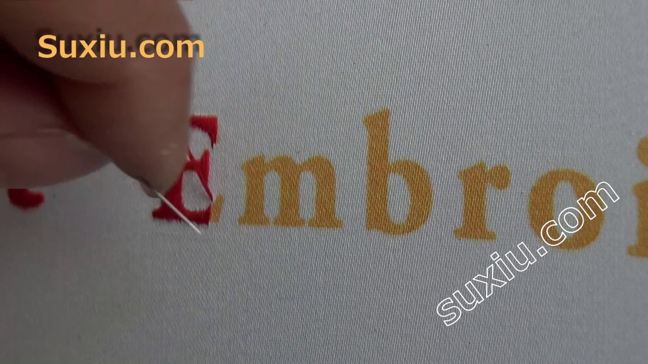 The Embroidery Of Words文字の刺繍embroidery For Beginner 6 L Arte Di Ricami Youtube