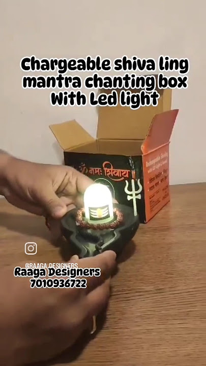 om namah shivaya mantra chanting box in shiv ling shape #shivtandavstrotram  #mantra #omnamahshivaya
