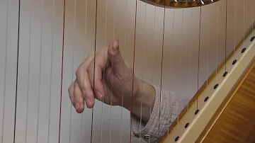 Fundamental exercises on the harp - 4 finger exercise. Harp Tuesday ep. 121