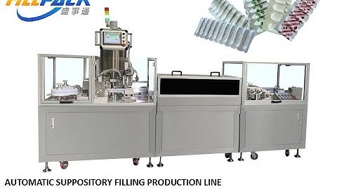 Suppository filling production line, Automatic suppository producing machine