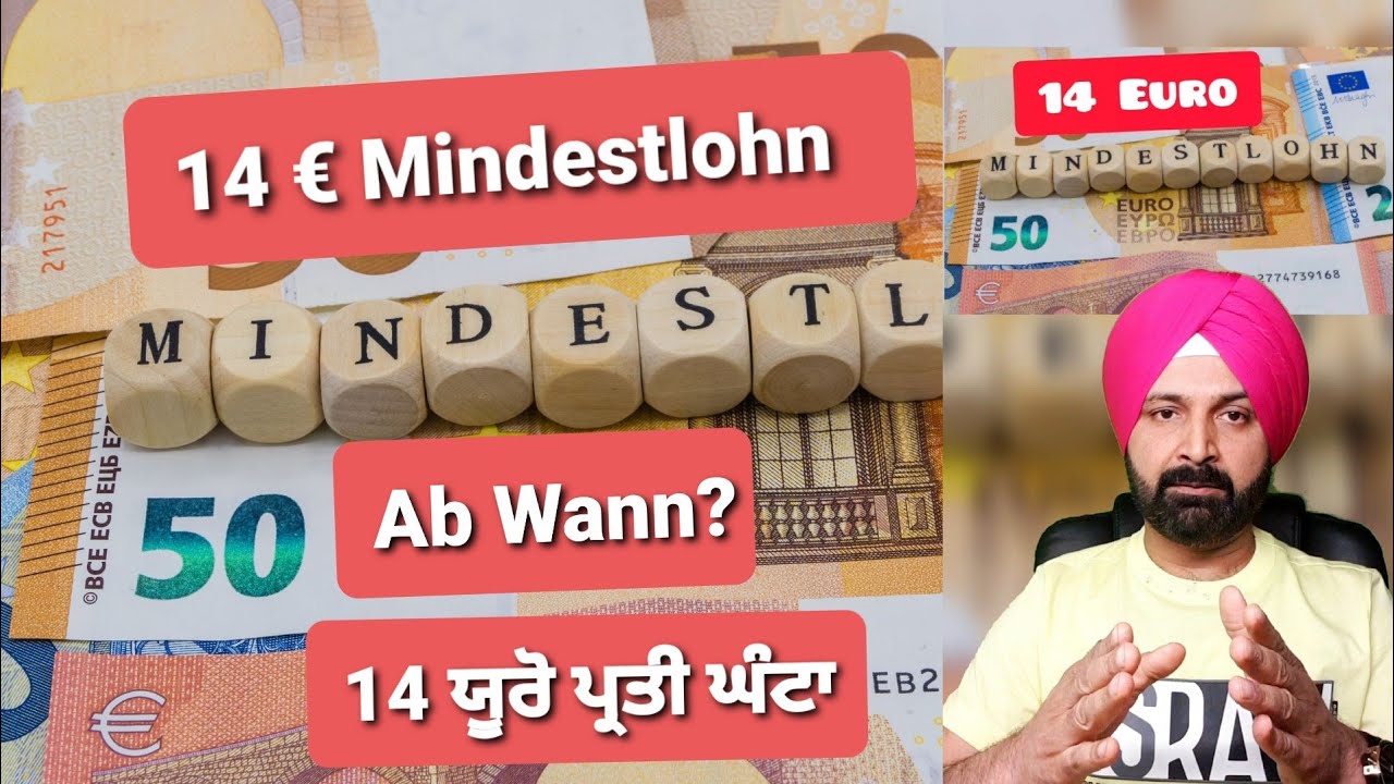 Gute Nachricht 14 Euro Mindestlohn, Ab 01 Jan 2024 Geplant