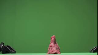 Meat cube stop motion