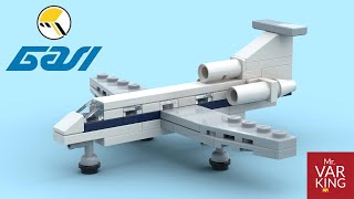 LEGO Tutorial Tupolev Tu-154 Bashkirian Airlines (Bricklink Studio)