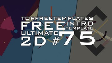 FREE After Effects Intro: ULTIMATE 2D! #75 w/ Tutorial