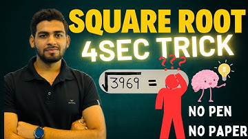 Square Root in 4 Seconds 💯 | SBI / IBPS / RRB / SSC / CAT | 😎Shivam Dixit Classes