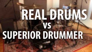 Real Drums vs  Superior Drummer (Cubase) screenshot 4