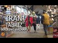 Iran Walking Tour in Tabriz City walk on Grand Bazaar Street Iran 2022 walk 4k