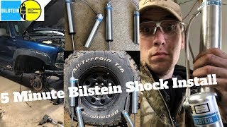 5 MINUTE BILSTEIN RESOVOUR SHOCK INSTALL ON 1999 TO 2007 SILVERADO