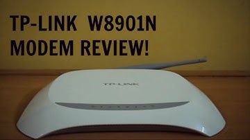 TP LINK W8901N Modem Review!