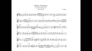 Play jazzy Clarinet Sunny Summer