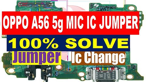 Oppo A56 5g Mic IC Jumper Solution | Mic IC Replacement | Mic Problem Solution