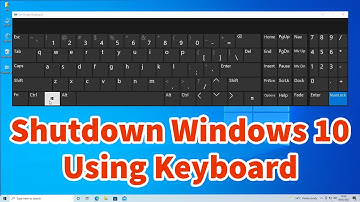 How To Shutdown or Turn off Windows 10 PC - Laptop Using Keyboard | windows 10 Shutdown Shortcut Key