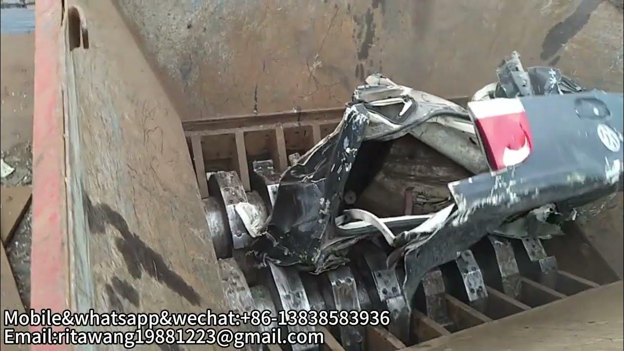 Metal recycling:Pre shredder for scrap metal shredding/car body ...