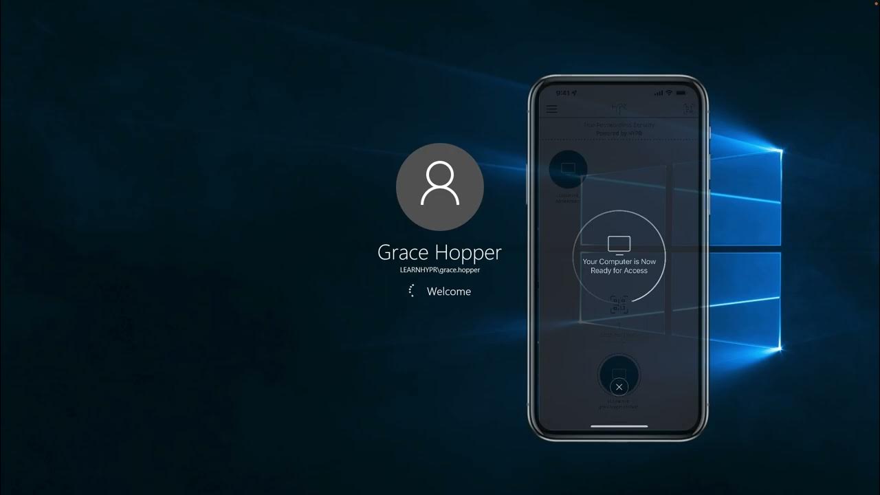 Login to windows and okta using hypr qr code authentication youtube