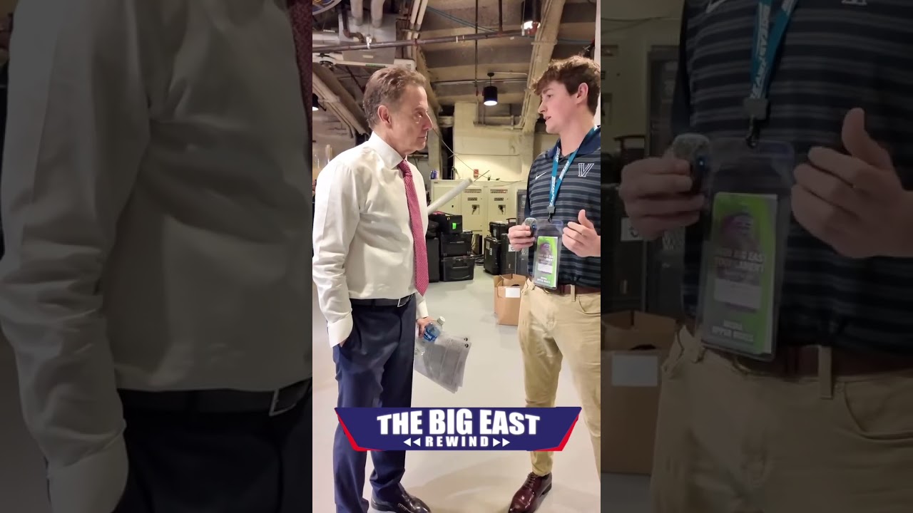 Some Words With Coach Pitino! #bigeasthoops #ncaa #stjohns #rickpitino
