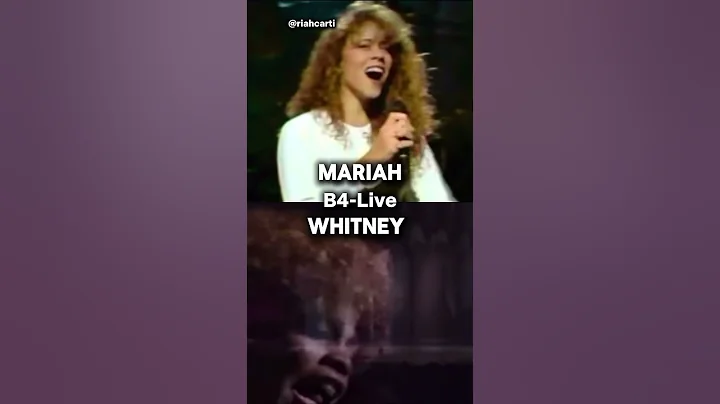 Who ate their B4 the most?? ❤️❤️ #mariahcarey #whitneyhouston #vocalbattle #vocals