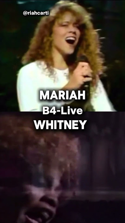 Who ate their B4 the most?? ❤️❤️ #mariahcarey #whitneyhouston #vocalbattle #vocals