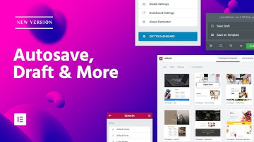 Introducing Elementor v1.9: Autosave, Draft, New Library & Other UI Improvements